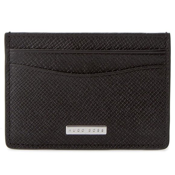 Hugo Boss Other - 🎁 Hugo Boss Signature  _ S Black Card Holder 50311746